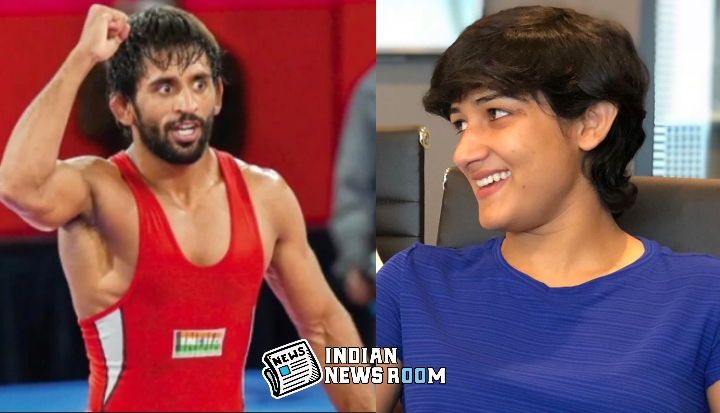 Bajrang Punia And Sangeeta Phogat