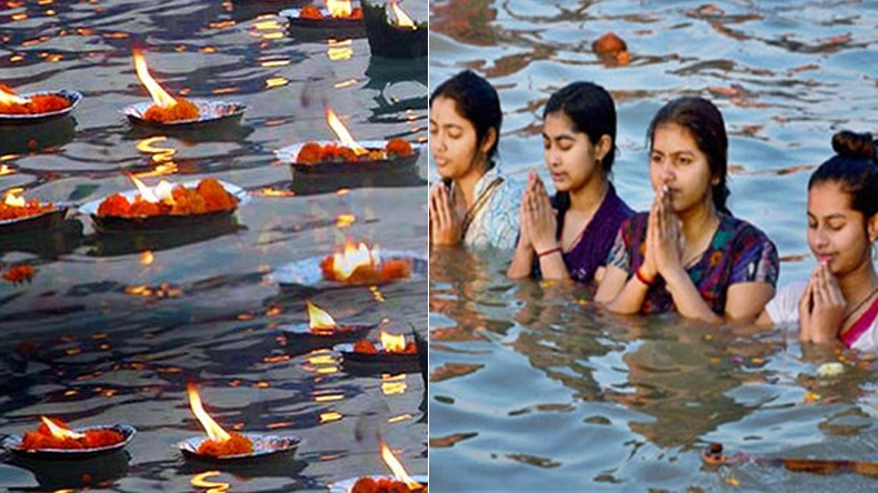  कार्तिक पूर्णिमा पर गंगा स्नान 