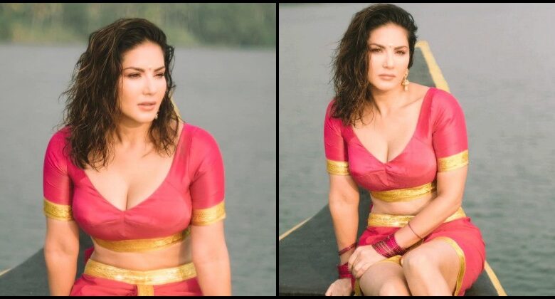 Sunny Leone South Indian Look