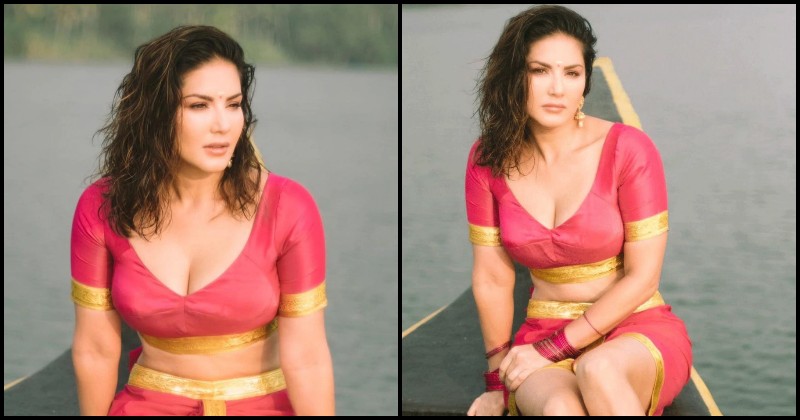 Sunny Leone South Indian Look