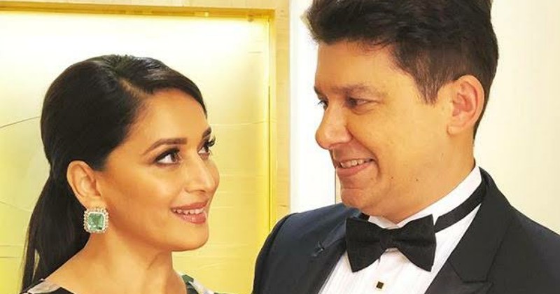 Madhuri Dixit And Shri Ram Nene