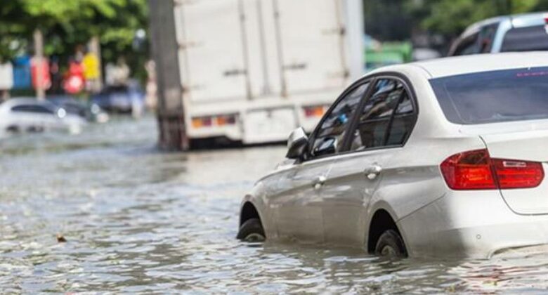 Car In Rain